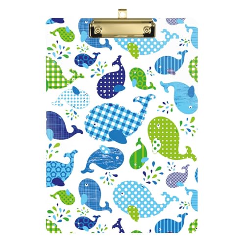 Kcldeci Klemmbretter aus Acryl mit blauen und grünen Walen und Fischen, Standard-Buchstabe, A4, Klemmbretter für Klassenzimmer, Lehrer, Frauen, Klemmbrett, Büro, Schulbedarf, Silber, 30,5 x 22,9 cm Kcldeci Klemmbretter aus Acryl mit blauen und grünen Walen und Fischen, Standard-Buchstabe, A4, Klemmbretter für Klassenzimmer, Lehrer, Frauen, Klemmbrett, Büro, Schulbedarf, Silber, 30,5 x 22,9 cm von Kcldeci