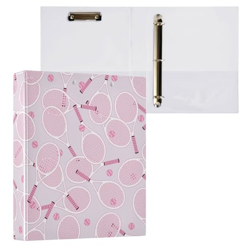 Kcldeci Klemmbretter mit 3,8 cm rundem Ring für Papier in Briefgröße, Hardcover für Schule, Büro und Zuhause, 2 Stück von Kcldeci