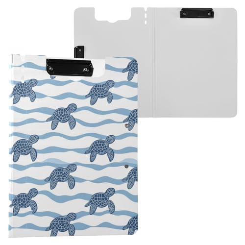 Kcldeci Klemmbrettmappe, Schildkröte, gestreift, A4, faltbar, für Notizen, Dokumente, Schule, Büro, Arbeit Kcldeci Klemmbrettmappe, Schildkröte, gestreift, A4, faltbar, für Notizen, Dokumente, Schule, Büro, Arbeit von Kcldeci