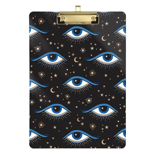 Kcldeci Magisches Acryl-Klemmbrett mit bösen Blicken, Standard-Buchstabe, A4, Klemmbretter für Klassenzimmer, Lehrer, Frauen, Klemmbrett, Büro, Schulbedarf, Gold, 30,5 x 22,9 cm Kcldeci Magisches Acryl-Klemmbrett mit bösen Blicken, Standard-Buchstabe, A4, Klemmbretter für Klassenzimmer, Lehrer, Frauen, Klemmbrett, Büro, Schulbedarf, Gold, 30,5 x 22,9 cm von Kcldeci