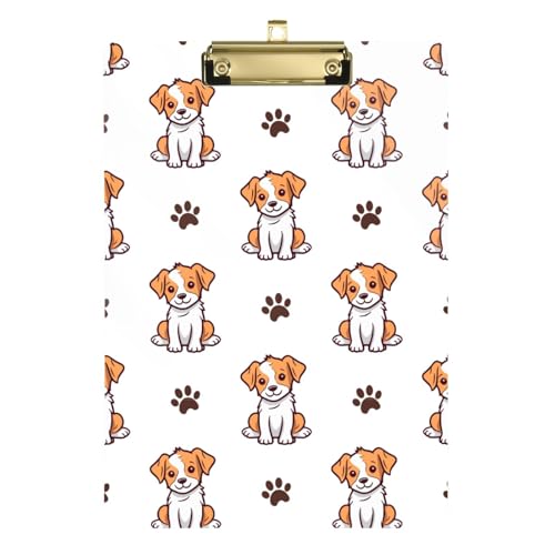 Kcldeci Nahtloses Muster von Cartoon-Hund-Klemmbrettern aus Acryl, A4, Briefgröße, Klemmbrett für Klassenzimmer, Studenten, Lehrer, Frauen, Kinder, Silber, 30,5 x 22,9 cm Kcldeci Nahtloses Muster von Cartoon-Hund-Klemmbrettern aus Acryl, A4, Briefgröße, Klemmbrett für Klassenzimmer, Studenten, Lehrer, Frauen, Kinder, Silber, 30,5 x 22,9 cm von Kcldeci