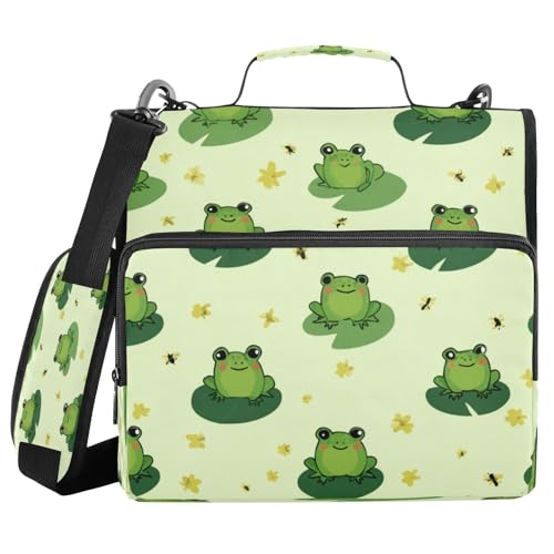 Kcldeci Ordnungsmappe mit niedlichem Cartoon-Motiv, 3 Ringe, 3,8 cm, Reißverschluss, 500 Blatt, Organizer mit Schultergurt, Fächermappe für Schule und Büro Kcldeci Ordnungsmappe mit niedlichem Cartoon-Motiv, 3 Ringe, 3,8 cm, Reißverschluss, 500 Blatt, Organizer mit Schultergurt, Fächermappe für Schule und Büro von Kcldeci