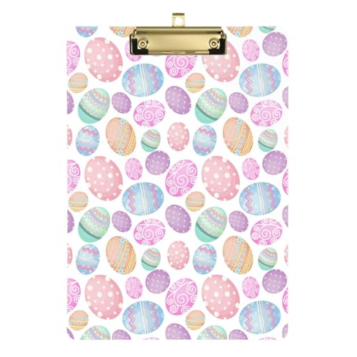 Kcldeci Ostereier Oster-Klemmbretter aus Acryl, Standard-Buchstabe, A4, Klemmbretter für Klassenzimmer, Lehrer, Frauen, Klemmbrett, Büro, Schulbedarf, Silber, 30,5 x 22,9 cm Kcldeci Ostereier Oster-Klemmbretter aus Acryl, Standard-Buchstabe, A4, Klemmbretter für Klassenzimmer, Lehrer, Frauen, Klemmbrett, Büro, Schulbedarf, Silber, 30,5 x 22,9 cm von Kcldeci