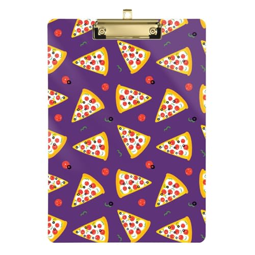 Kcldeci Pizzascheibe Oliven und Pfeffer Acryl-Klemmbretter Standard A4 Briefgröße Klemmbrett für Klassenzimmer, Schule und Büro, für Kinder, Studenten, Lehrer, Gold, 30,5 x 22,9 cm Kcldeci Pizzascheibe Oliven und Pfeffer Acryl-Klemmbretter Standard A4 Briefgröße Klemmbrett für Klassenzimmer, Schule und Büro, für Kinder, Studenten, Lehrer, Gold, 30,5 x 22,9 cm von Kcldeci