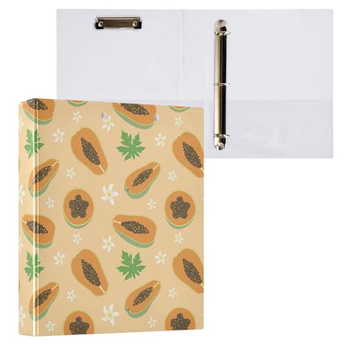 Kcldeci Ringbuch mit 3 Ringen, 3,8 cm, runder Ring für Papier in Briefgröße, Hardcover-Ordner für Schule, Büro und Zuhause Kcldeci Ringbuch mit 3 Ringen, 3,8 cm, runder Ring für Papier in Briefgröße, Hardcover-Ordner für Schule, Büro und Zuhause von Kcldeci