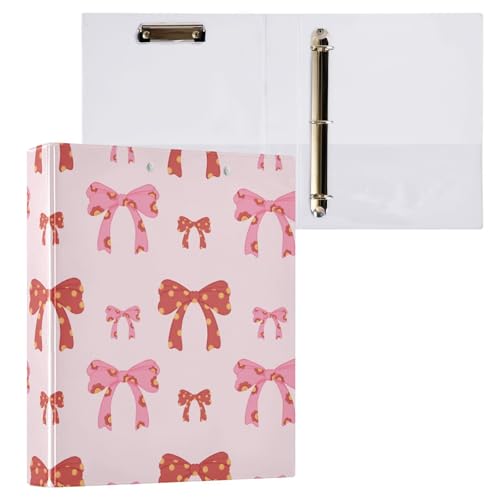 Kcldeci Ringbuch mit 3 Ringen, 3,8 cm, runder Ring für Papier in Briefgröße, Hardcover-Ordner für Schule, Büro und Zuhause von Kcldeci