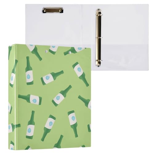 Kcldeci Ringordner mit koreanischem Alkohol, 2 Stück, Klemmbretter, 3,8 cm, runder Ring für Briefpapier, gebundener Ordner, Organizer für Schule, Büro und Zuhause Kcldeci Ringordner mit koreanischem Alkohol, 2 Stück, Klemmbretter, 3,8 cm, runder Ring für Briefpapier, gebundener Ordner, Organizer für Schule, Büro und Zuhause von Kcldeci