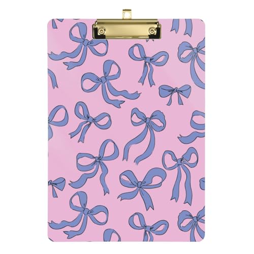 Kcldeci Schleifen-Acryl-Klemmbretter, Standard-Buchstabe, A4, Klemmbretter für Klassenzimmer, Lehrer, Frauen, Klemmbrett, Büro, Schulbedarf, Gold, 30,5 x 22,9 cm Kcldeci Schleifen-Acryl-Klemmbretter, Standard-Buchstabe, A4, Klemmbretter für Klassenzimmer, Lehrer, Frauen, Klemmbrett, Büro, Schulbedarf, Gold, 30,5 x 22,9 cm von Kcldeci