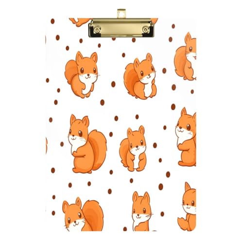 Kcldeci Schönes Eichhörnchen-Acryl-Klemmbrett, A4-Größe, Klemmbretter für Klassenzimmer, Krankenpflege, Hartfaserplatte für Bürobedarf, Schule, Silber, 30,5 x 22,9 cm Kcldeci Schönes Eichhörnchen-Acryl-Klemmbrett, A4-Größe, Klemmbretter für Klassenzimmer, Krankenpflege, Hartfaserplatte für Bürobedarf, Schule, Silber, 30,5 x 22,9 cm von Kcldeci