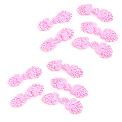Kcnsieou 10 Paar auffällige Vintage-Perlen, chinesischer Froschverschluss, Knotenverschluss, Nähen, handgefertigt Kcnsieou 10 Paar auffällige Vintage-Perlen, chinesischer Froschverschluss, Knotenverschluss, Nähen, handgefertigt von Kcnsieou
