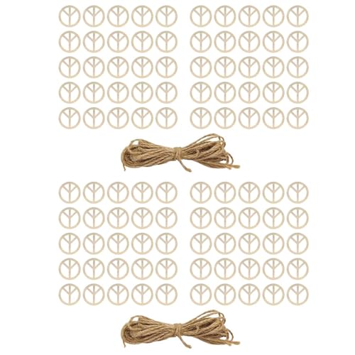 Kcvzitrds 100 Stück aus Holz, unvollendet, Friedenszeichen, zum Aufhängen, Ornamente, Basteln, Weiß, Dekoration für Party, Handwerk, Anhänger, hängendes Zeichen Kcvzitrds 100 Stück aus Holz, unvollendet, Friedenszeichen, zum Aufhängen, Ornamente, Basteln, Weiß, Dekoration für Party, Handwerk, Anhänger, hängendes Zeichen von Kcvzitrds