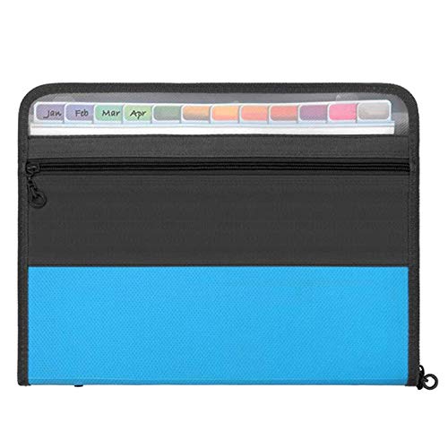Kcvzitrds 13 Taschen durch Ausklappen der Mappe, Dokumentenorganizer, Akkordeon, Buchstabe A4, Größe mit Reißverschluss Kcvzitrds 13 Taschen durch Ausklappen der Mappe, Dokumentenorganizer, Akkordeon, Buchstabe A4, Größe mit Reißverschluss von Kcvzitrds