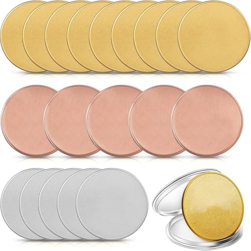 Kcvzitrds 20 Stück Blanko Münze Gewindeschnitten 40mm mit Acrylschutzbox Gravierbares Muster für DIY Handwerk Gravur Kcvzitrds 20 Stück Blanko Münze Gewindeschnitten 40mm mit Acrylschutzbox Gravierbares Muster für DIY Handwerk Gravur von Kcvzitrds