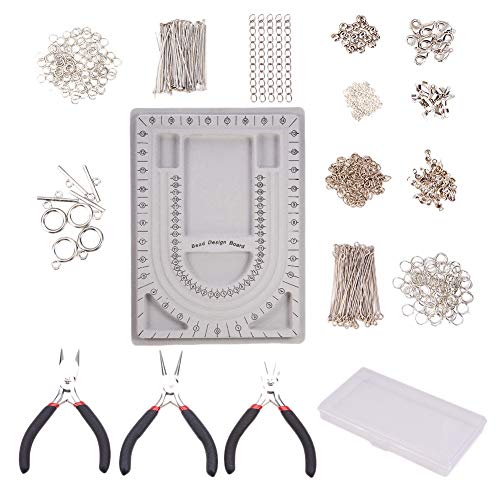 Kcvzitrds Kit zur Herstellung von DIY-Set, Zubehör, Halskette, Halskette, Hand, Pinzetten, flaches Design Kcvzitrds Kit zur Herstellung von DIY-Set, Zubehör, Halskette, Halskette, Hand, Pinzetten, flaches Design von Kcvzitrds