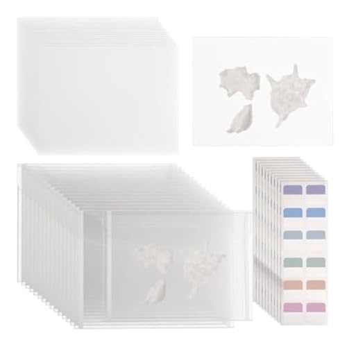 Kdouehg 1 Set Clear Stamp Aufbewahrungskit mit Index-Tags. Leeres Clear Stamp Aufbewahrungskit für Scrapbooking-Zubehör. Kdouehg 1 Set Clear Stamp Aufbewahrungskit mit Index-Tags. Leeres Clear Stamp Aufbewahrungskit für Scrapbooking-Zubehör. von Kdouehg