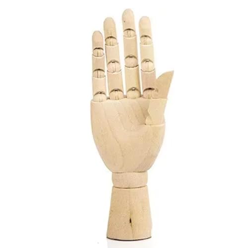 Kdouehg Hölzernes Handmodell, Handfiguren, Drehbares Gelenk, Zeichnung, Skizze, Schaufensterpuppe, Miniaturen, Schreibtisch, Raumdekoration, 17,8 cm Kdouehg Hölzernes Handmodell, Handfiguren, Drehbares Gelenk, Zeichnung, Skizze, Schaufensterpuppe, Miniaturen, Schreibtisch, Raumdekoration, 17,8 cm von Kdouehg