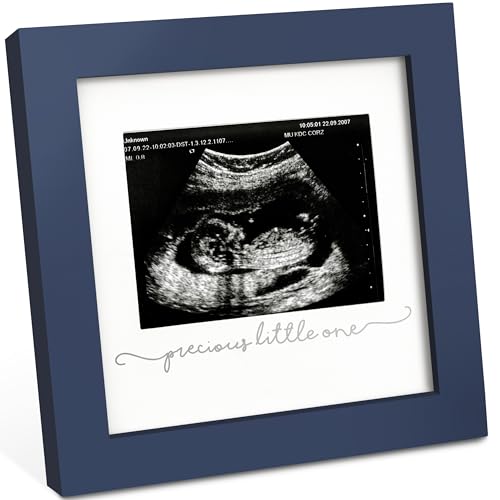 Baby-Sonogramm-Bilderrahmen – Moderner Ultraschallrahmen für werdende Mutter – Schwangerschaftsankündigung Sonogramm-Bilderrahmen – Geschlechtsoffenbarung für werdende Eltern – Geschenk zum ersten Mal von KeaBabies