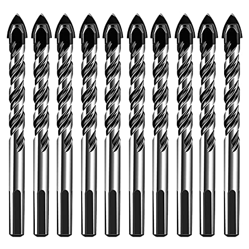 10er Bohrer Set 6mm Fliesenbohrer Keramikbohrer Steinbohrer Glasbohrer für Fliesen, Keramik, Porzellan, Zubehör, Beton, Ziegel, Kunststoff, Holzfür Bohrmaschinen 10er Bohrer Set 6mm Fliesenbohrer Keramikbohrer Steinbohrer Glasbohrer für Fliesen, Keramik, Porzellan, Zubehör, Beton, Ziegel, Kunststoff, Holzfür Bohrmaschinen von KeaJuidy