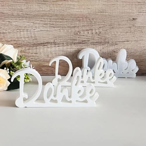 Silikonformen Gießformen "Danke", Silikonform Frühling Buchstaben Schablone für Handwerk(16 * 7cm),Silikonform Sommer, Gießform Ostern,Kerzenformen Zum Gießen Für Kerzen/Seife/Resin-Deko(Danke) von Keboygym