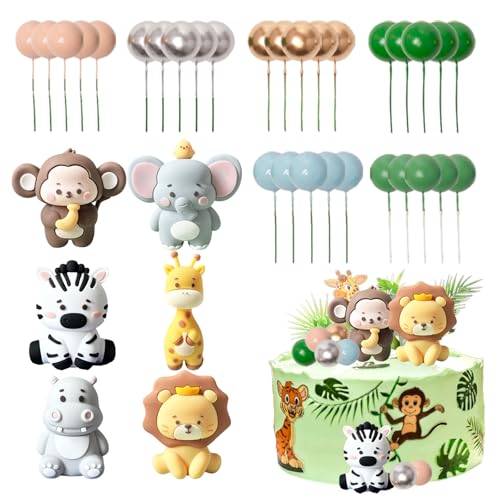 Keboyoe 36 Stück Tortendeko Tiere Wald Kuchendeko Wilde Tiere 3D Tortendeko Dschungel Tiere Dschungel Tortendeko Geburtstag mit Tortendeko Kugeln Dschungel Cake Topper für Geburtstag Party Kinder Keboyoe 36 Stück Tortendeko Tiere Wald Kuchendeko Wilde Tiere 3D Tortendeko Dschungel Tiere Dschungel Tortendeko Geburtstag mit Tortendeko Kugeln Dschungel Cake Topper für Geburtstag Party Kinder von Keboyoe