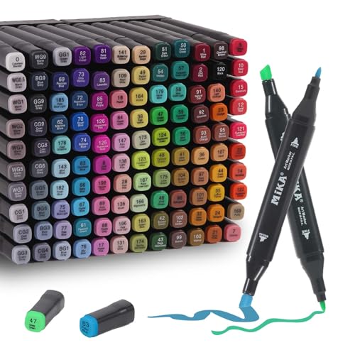 Kebuye Alkohol Marker Set, Alkohol Stifte Set 120 Farben Marker & Filzstifte Graffiti Stifte Permanenter Marker FüR Manga, Design, Malerei, Zeichnung Twin Marker Art mit Lagerbasis Kebuye Alkohol Marker Set, Alkohol Stifte Set 120 Farben Marker & Filzstifte Graffiti Stifte Permanenter Marker FüR Manga, Design, Malerei, Zeichnung Twin Marker Art mit Lagerbasis von Kebuye
