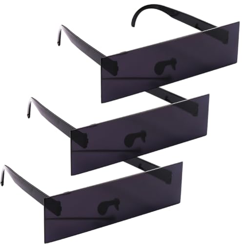 KedidO Sonnenbrille Party, 3 Stücke Zensur Brille Sonnenbrille, Pixel Mosaik Brille, Lustige Party Brillen, Ideal für Partys und Fotoshootings von KedidO