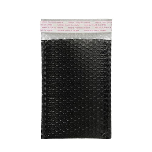 KeePack Schwarze Luftpolster-Versandtaschen, 10,2 x 17,8 cm + 4 cm, 120 Stück pro Box KeePack Schwarze Luftpolster-Versandtaschen, 10,2 x 17,8 cm + 4 cm, 120 Stück pro Box von KeePack