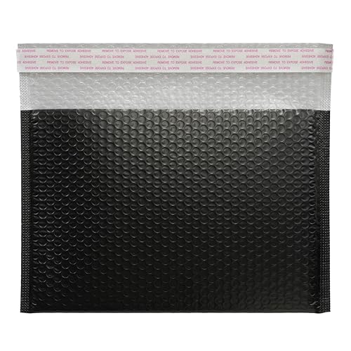 KeePack Schwarze Luftpolster-Versandtaschen, 25,4 x 17,8 cm + 5,9 cm, 40 Stück pro Box KeePack Schwarze Luftpolster-Versandtaschen, 25,4 x 17,8 cm + 5,9 cm, 40 Stück pro Box von KeePack