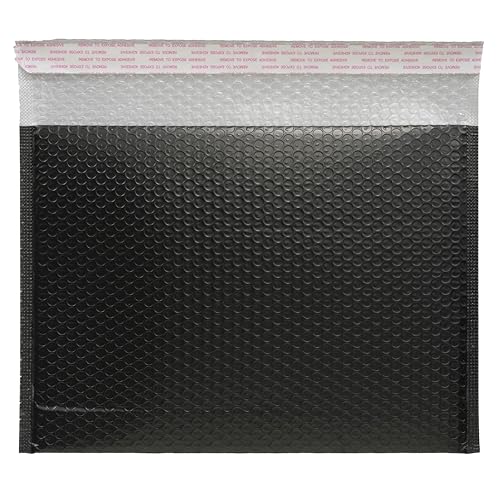 KeePack Schwarze Luftpolster-Versandtaschen, 33 x 25 cm + 5,9 cm, 40 Stück pro Box KeePack Schwarze Luftpolster-Versandtaschen, 33 x 25 cm + 5,9 cm, 40 Stück pro Box von KeePack
