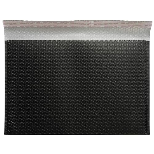 KeePack Schwarze Luftpolster-Versandtaschen, 40,6 x 28,9 cm + 5,9 cm, 40 Stück pro Box KeePack Schwarze Luftpolster-Versandtaschen, 40,6 x 28,9 cm + 5,9 cm, 40 Stück pro Box von KeePack