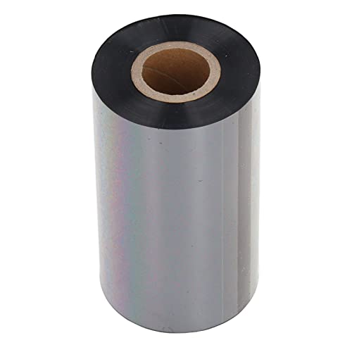 Druckband Drucken Besseres Design Wärmeübertragungsband für Drucker, Rotierende Barcodes, Grafiken, für Einzelhandelsetiketten, Tickets (110 mm*300 m) von Keenso