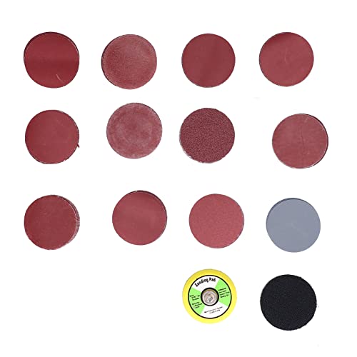 Keenso 122pcs Sandpapier -Disc -Kit mit Geringem Rauschen und Starker Haft von Keenso