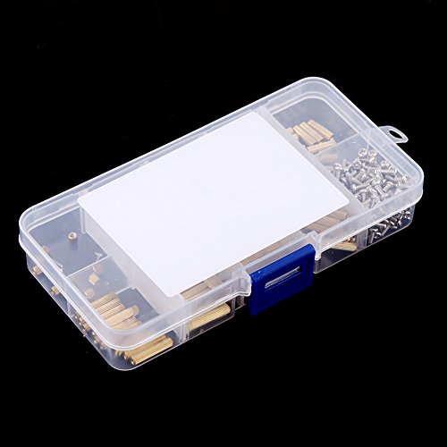 Keenso 270pcs M2 M2 Messing Standoff- und Schrauben -Sortiment Kit für PCB Motherboard, Gut Hergestellte Oberfläche und Leicht zu Reinigen Keenso 270pcs M2 M2 Messing Standoff- und Schrauben -Sortiment Kit für PCB Motherboard, Gut Hergestellte Oberfläche und Leicht zu Reinigen von Keenso