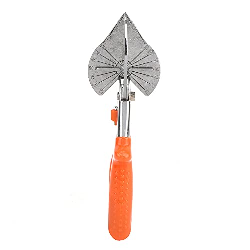 Keenso 45# Stahlschaufel/Flügel PVC -Rohrdrahtschneiderscherung mit Chrombeschichtung, Genaues Scheren für Dünnes Holz, Kunststoff. Winkelschere für das Handwerk und -Projekte, 45 Bis 135 Grad von Keenso