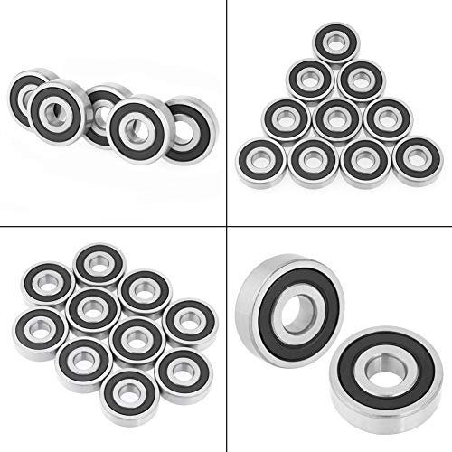 Keenso 6200-2RS Stahl Gummi Geschlossene Kugellager für Mechanische Geräte, Spielzeug, 10 * 30 * 9 Mm, 10 Set von Keenso 6200-2RS Stahl Gummi Geschlossene Kugellager für Mechanische Geräte, Spielzeug, 10 * 30 * 9 Mm, 10 Set von von Keenso