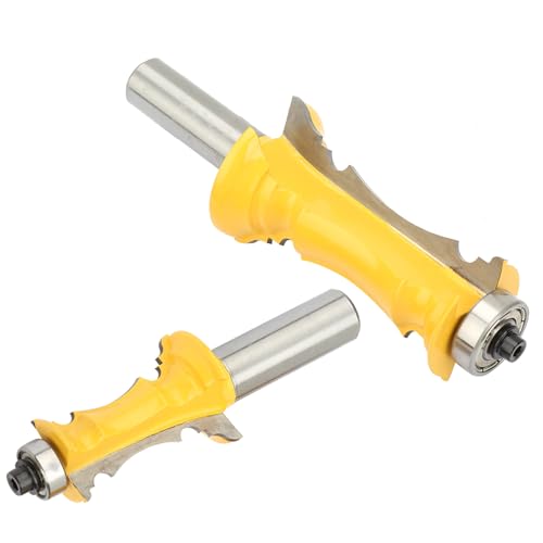 Keenso Anpassen Dekorative Kronenleisten mit Carbid -Legierungs -Router Bit für Tisch und Türrahmen Holzbearbeitungsbegeisterte 2pcs von Keenso