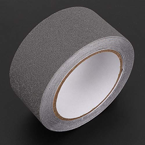 Keenso Anti -Slip -Surving Sicherheitsstreifen 5m, Pevapu Gummi Nicht für Treppen und Böden, Schutz Gegen den Herbst (GRAY) von Keenso