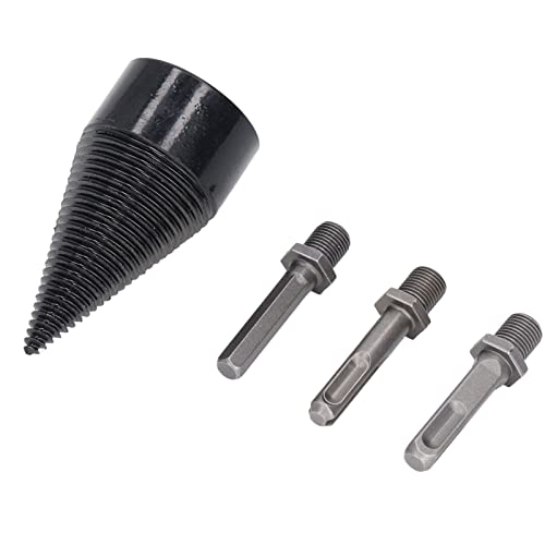 Keenso Elektrisches Holzprotokollierungsstück Bit mit 3 Computern Abnehmbare Schultern Carbid Spipps Holzbohrer (38 mm) von Keenso
