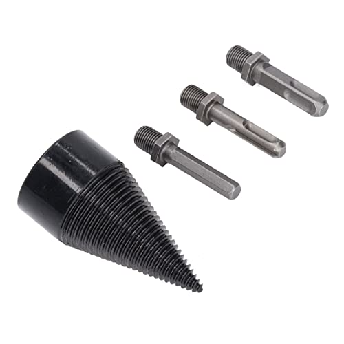 Keenso Elektrisches Holzprotokollierungsstück Bit mit 3 Computern Abnehmbare Schultern Carbid Spipps Holzbohrer (50MM) von Keenso
