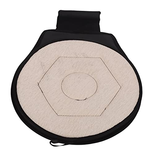 Keenso Ergonomische Rotierende Autokissenpolster für ältere Menschen, Schwangere Frauen und, 360 Grad Rotierende Sitze Kissen für Auto, Zuhause, Büro - Polyester -Strickstoff, Schwamm (Beige) von Keenso