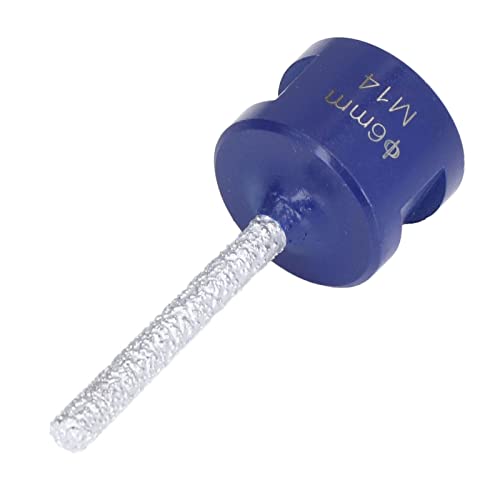 Keenso Fingerbit Vakuum Lilling Schweißhaut für Porzellan Hartkeramik, Gute Schärfe und Verschleißfestigkeit, für Winkelschleife, 1 X Fingerbit (6MM) von Keenso
