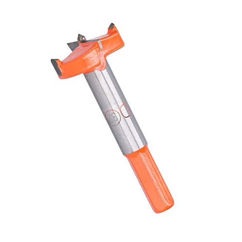 Keenso Forstner Drill Bit Carbid Lochscharnierlochöffner Opener Holzbearbeitung Bohrmaschine für Holz, Glattes Schneiden und Sicheres Entfernen von Chips, Geeignet für Verschiedene Arten von (32 mm) von Keenso
