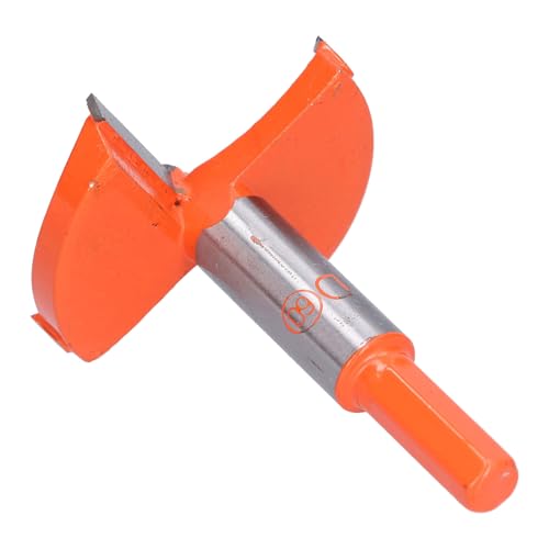 Keenso Forstner Drill Bit Carbid Lochscharnierlochöffner Opener Holzbearbeitung Bohrmaschine für Holz, Glattes Schneiden und Sicheres Entfernen von Chips, Geeignet für Verschiedene Arten von (60 mm) von Keenso