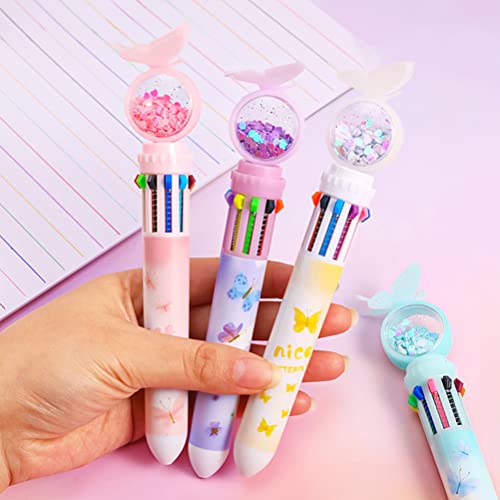 Keenso Fun Cartoon 10in1 Bunte Kugelschreiber für Kinderschule und Büro Schreiben 4pcs (17cm) von Keenso