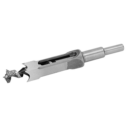 Keenso Haltbar 22 Mm Quadratischer Lochbohrer mit Hoher Härte U -Form Grooves Effizienter Holzchip -Entladung für Holzprodukte Universelle Griffform von Keenso