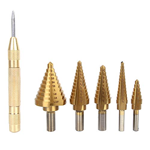 Keenso Hochwertiges HSS -Stiefmaschinenbohrer mit Plattierung für Lange Lebensdauer, 6pcs Keenso Hochwertiges HSS -Stiefmaschinenbohrer mit Plattierung für Lange Lebensdauer, 6pcs von Keenso