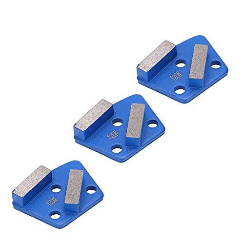 Keenso Industrielle Hardware Trapez Betonboden Aggressive Schneiden 2 Lange Zähne Blau 120#, Ausgezeichnetes Handwerk, Schärfe, Niedriger Klang, Anwendbar für Alle Betonmühlen von Keenso