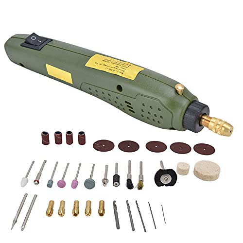 Keenso Kleine Bohrer -Gravur -Werkzeughandbohrmaschine für Schmuckherstellung Praktisch und Praktisch Alles Kupfermotor 35pcs Zubehör Ideal für Hobby, Schmuckverarbeitungsmontagegerade für Holz, Keenso Kleine Bohrer -Gravur -Werkzeughandbohrmaschine für Schmuckherstellung Praktisch und Praktisch Alles Kupfermotor 35pcs Zubehör Ideal für Hobby, Schmuckverarbeitungsmontagegerade für Holz, von Keenso