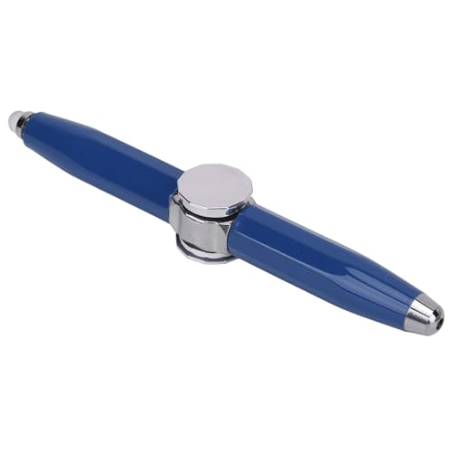 Keenso LED Light Finger Rotierender Kugelschreiber, Gyroscope -Stift für Spannungsabbau, Schreiben, Beleuchtung mit LR41 -Knopfbatterien (BLUE) von Keenso