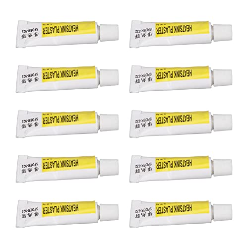 Keenso LED -Wärmepaste Ausgezeichnete Isolierung, 10pcs 1,5mpa Starke Adhäsion GPU Wärmepaste Leicht und Tragbar von Keenso